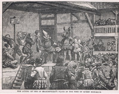 The acting of one of Shakespeare
